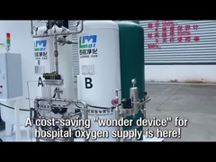 Kosztooszczędne urządzenie do dostarczania tlenu do szpitali