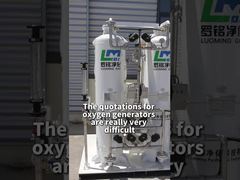 Ceny dla generatorów tlenu są naprawdę bardzo trudne